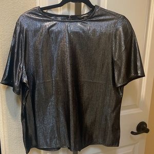 Black and Silver Shimmer Express Shirt